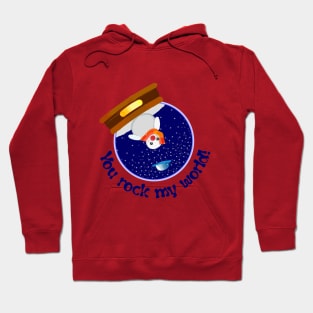 Snow Globe: Rock my world Hoodie